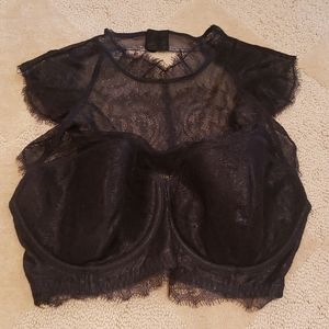 Victoria Secret Lace Bra, Sz 34DD